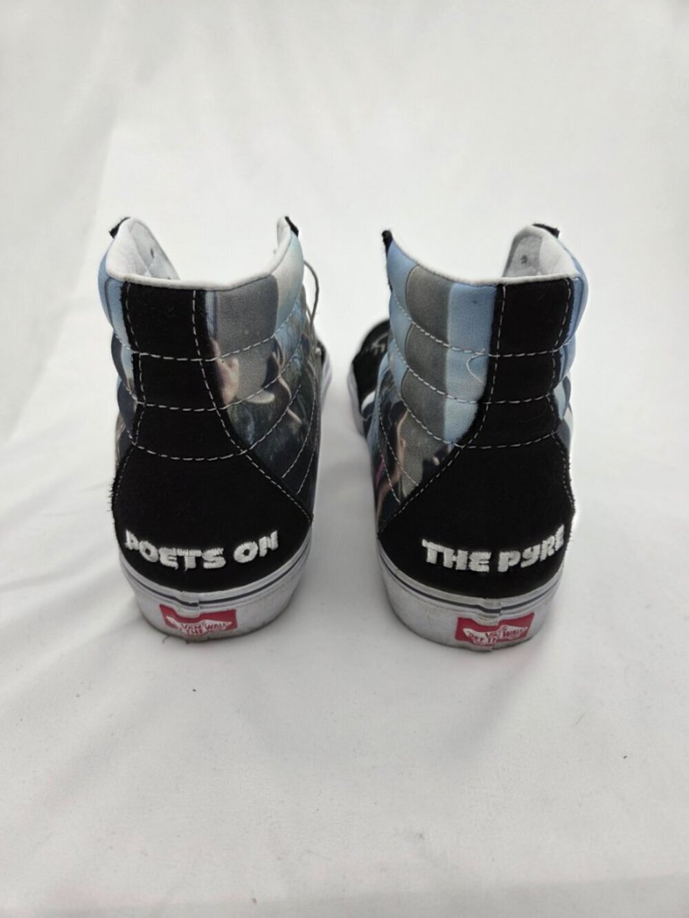 Vans x MOCA x Frances Stark Sk8-Hi | "Poets on the Pyre" Art Sneakers 10 - Picture 4 of 11